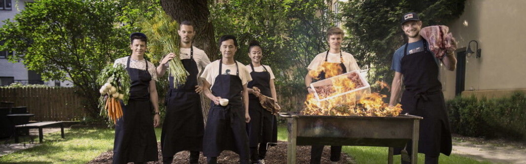 Bjørn Svensson (nummer tre fra venstre) og teamet på Galt. (Fot0: Restauranten) Bjørn Svensson (nummer tre fra venstre) og teamet på Galt. (Fot0: Restauranten)