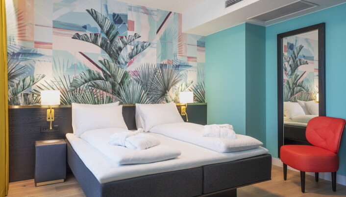 Fra ett av de 322 rommene på Thon Hotel Storo. (Foto: Thon Hotels) Fra ett av de 322 rommene på Thon Hotel Storo. (Foto: Thon Hotels)