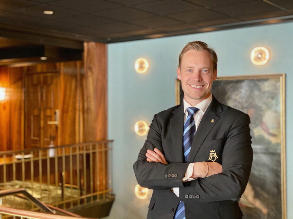 Lars Petter Mathisen er hotelldirektør på Hotel Bristol. (Foto: Hotel Bristol)