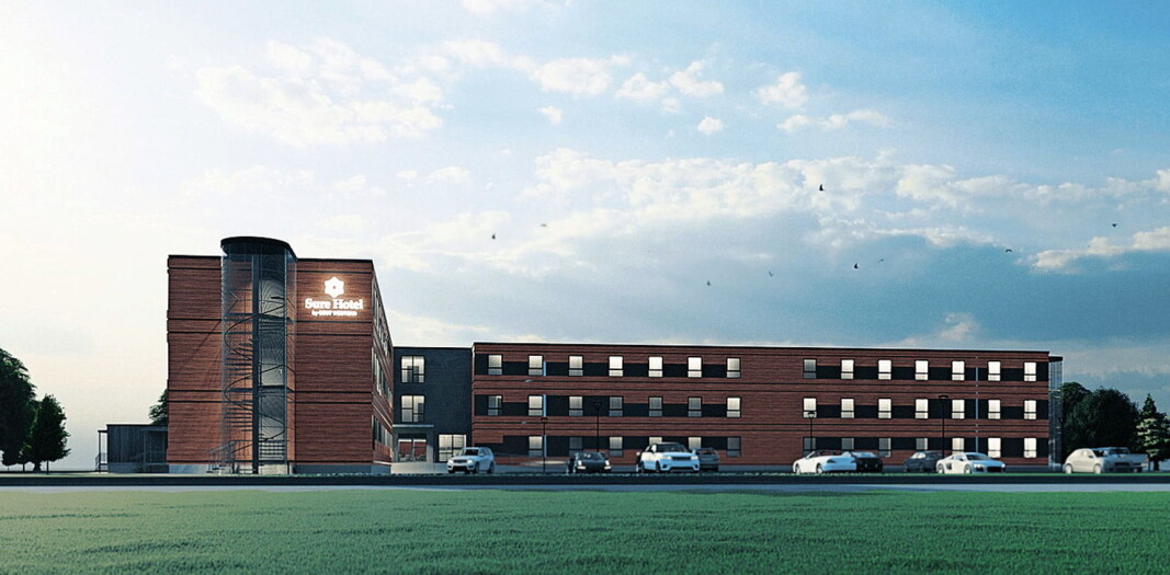 Nytt Best Western-hotell åpnes i Stjørdal i 2o21. (Illustrasjon. Best Western) Nytt Best Western-hotell åpnes i Stjørdal i 2o21. (Illustrasjon. Best Western)
