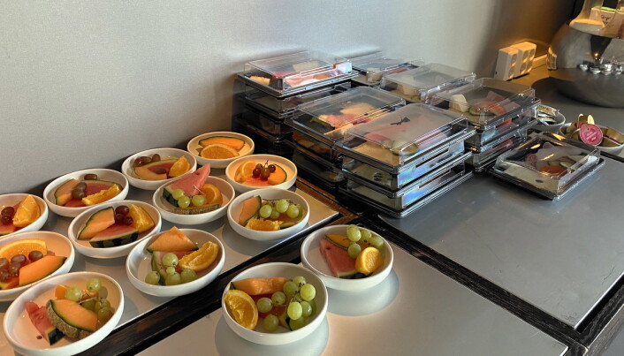 Frokost på Molde Fjordstuer. (Foto: Morten Holt) Frokost på Molde Fjordstuer. (Foto: Morten Holt)