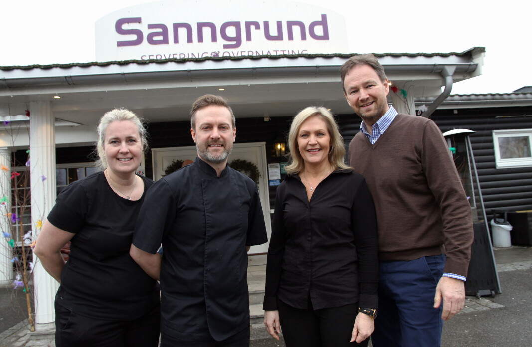 Dette er teamet bak Sanngrund. Fra venstre Beate Ferger, Freddy Ferger, Betty Udnesseter og Arne Udnesseter. (Foto: Morten Holt) Dette er teamet bak Sanngrund. Fra venstre Beate Ferger, Freddy Ferger, Betty Udnesseter og Arne Udnesseter. (Foto: Morten Holt)