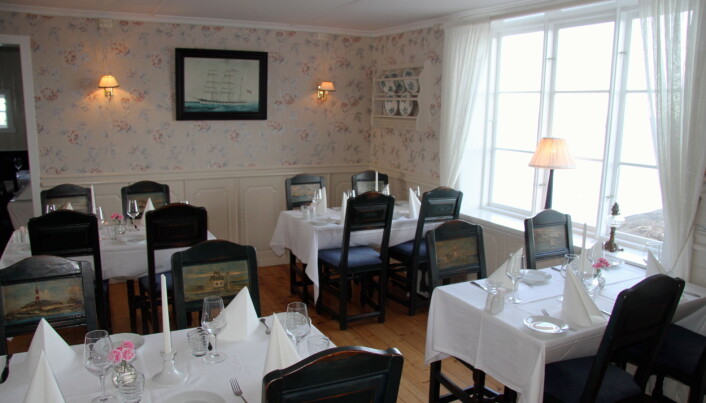 Restauranten på Stangholmen fyr. (Foto: Morten Holt) Restauranten på Stangholmen fyr. (Foto: Morten Holt)