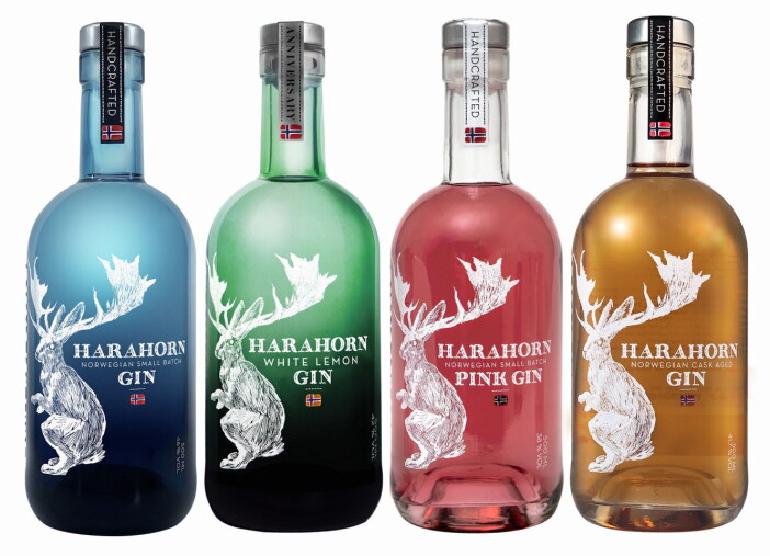 Fem år med Harahorn Gin. (Foto: Det Norske Brenneri) Fem år med Harahorn Gin. (Foto: Det Norske Brenneri)
