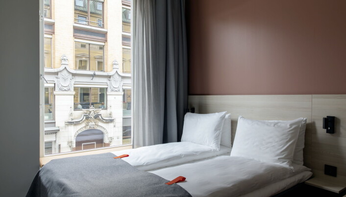 Fra ett av rommene på Citybox i Oslo. (Foto: Citybox/Annemeranda Photo) Fra ett av rommene på Citybox i Oslo. (Foto: Citybox/Annemeranda Photo)