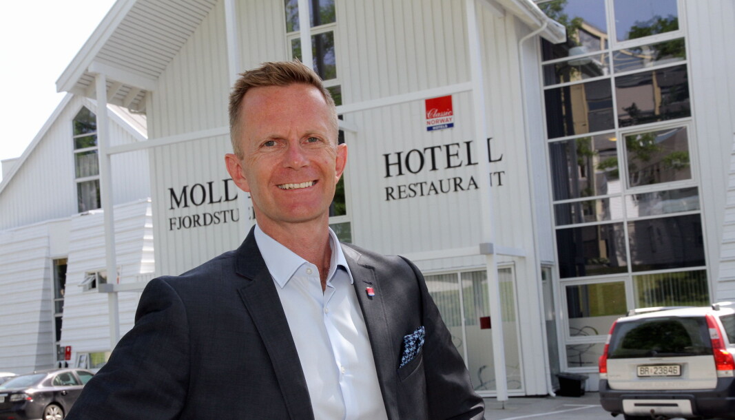 Stephen Meinich-Bache er administrerende direktør i Classic Norway Hotels. (Foto: Morten Holt) Stephen Meinich-Bache er administrerende direktør i Classic Norway Hotels. (Foto: Morten Holt)