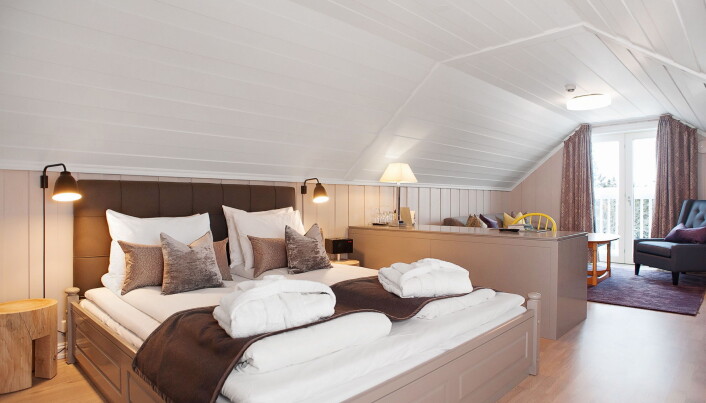 Rom på Lysebu. (Foto: Hotels.com) Rom på Lysebu. (Foto: Hotels.com)