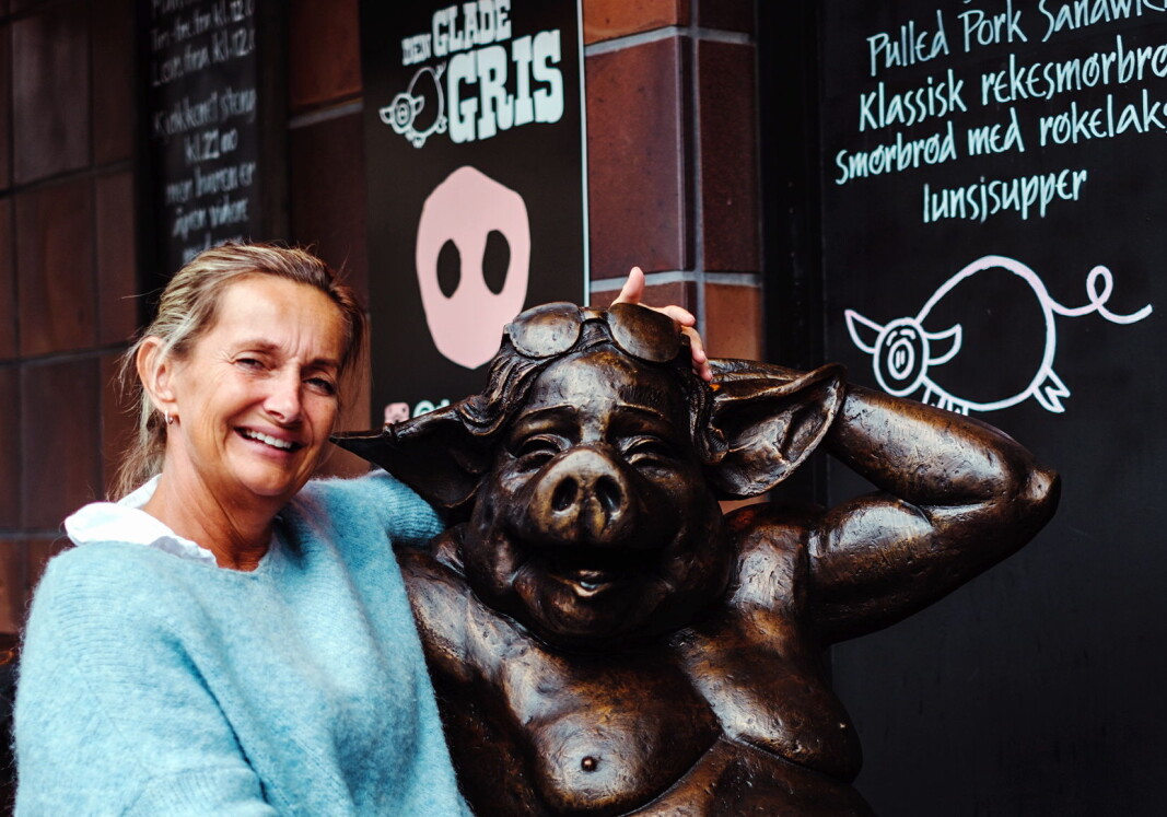 Jeg er kjempefornøyd med resultatet, sier selveste sjefspurka på Den Glade Gris, Kjellaug Hegbom, som har drevet restauranten i åtte år.(Foto: Den Glade Gris) Jeg er kjempefornøyd med resultatet, sier selveste sjefspurka på Den Glade Gris, Kjellaug Hegbom, som har drevet restauranten i åtte år.(Foto: Den Glade Gris)