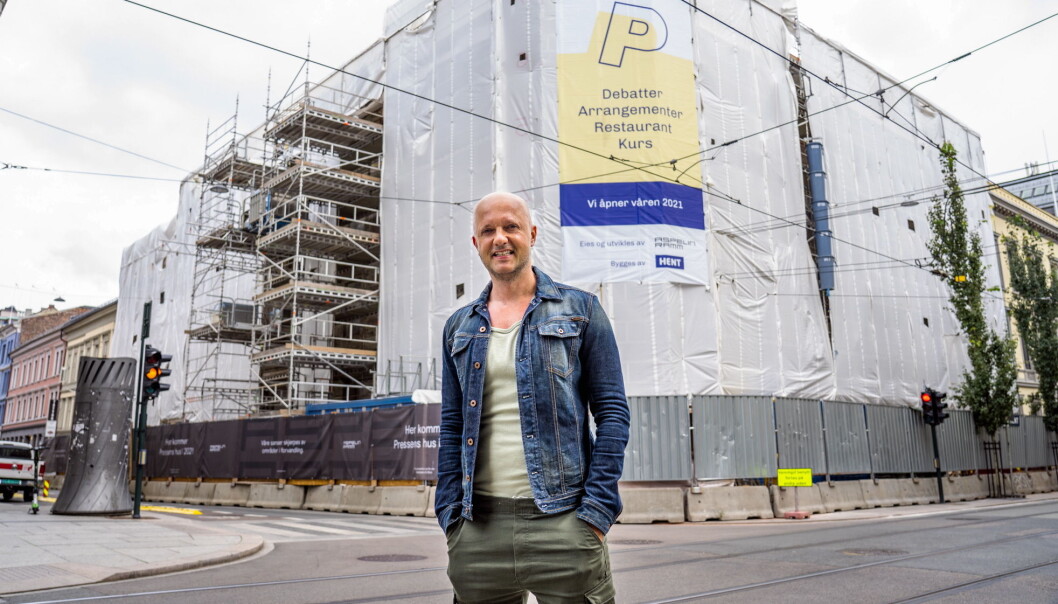 Frilansjournalist Tommy Halvorsen synes det er stas at navnet Frist falt i smak hos juryen og restaurant-driver Toma i Pressens hus. I 2021 åpner Pressens hus i Skippergata i Oslo sentrum. (Foto: Håkon Mosvold Larsen, NTB scanpix) Frilansjournalist Tommy Halvorsen synes det er stas at navnet Frist falt i smak hos juryen og restaurant-driver Toma i Pressens hus. I 2021 åpner Pressens hus i Skippergata i Oslo sentrum. (Foto: Håkon Mosvold Larsen, NTB scanpix)