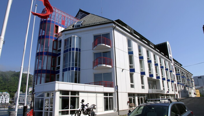 Fra Scandic Ålesund til Thon Hotel Ålesund. (Foto: Morten Holt) Fra Scandic Ålesund til Thon Hotel Ålesund. (Foto: Morten Holt)