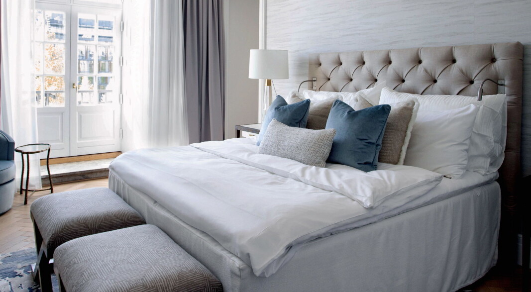 Nobelsuiten på Grand Hotel i Oslo kan bli kåret til Europas beste. (Foto: Grand Hotel/Studio Gathe) Nobelsuiten på Grand Hotel i Oslo kan bli kåret til Europas beste. (Foto: Grand Hotel/Studio Gathe)