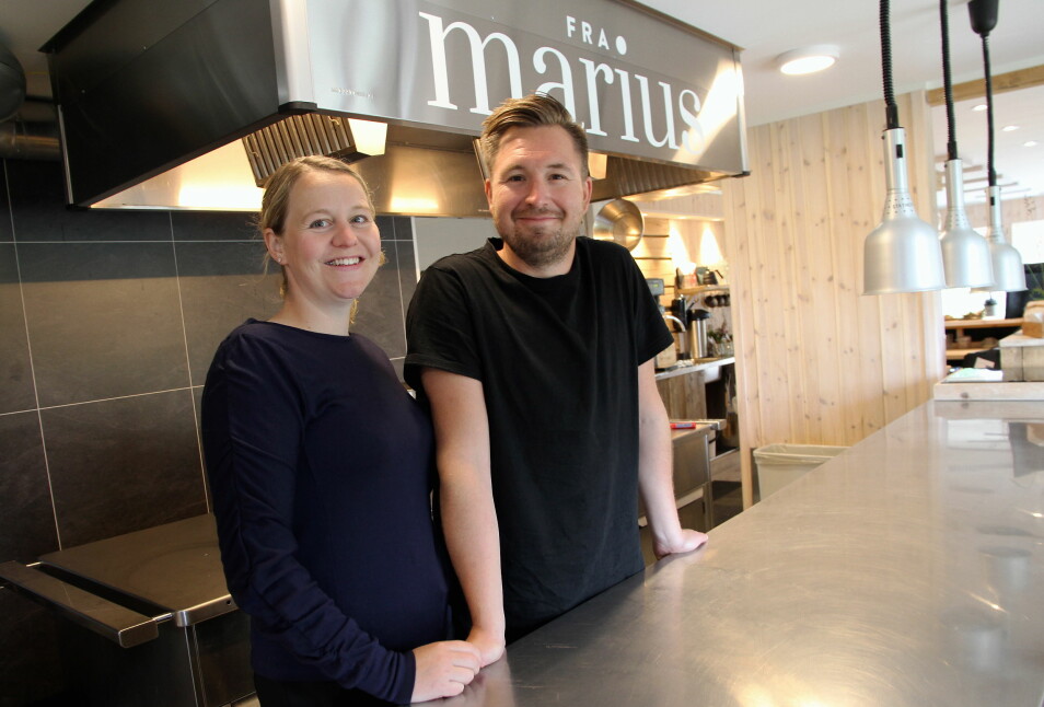 – Vi ønsker at stedet vårt skal være en matdestinasjon, sier Marius Martinsen. (Foto: Morten Holt)