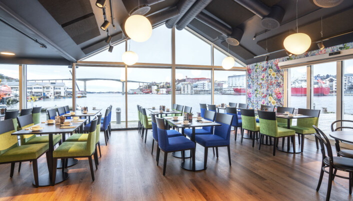 Restaurant Sørom på Thon Hotel Kristiansund. (Foto: Hotellet) Restaurant Sørom på Thon Hotel Kristiansund. (Foto: Hotellet)