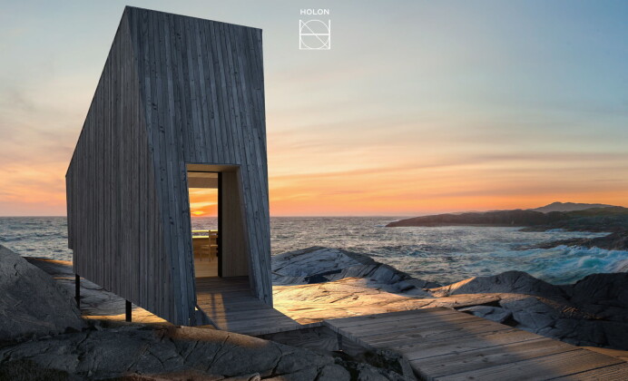 Flokehyttene på Sveio lar deg komme tett på naturen. (Foto: Holon Arkitektur) Flokehyttene på Sveio lar deg komme tett på naturen. (Foto: Holon Arkitektur)