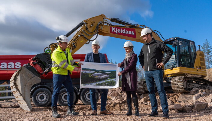 Byggingen startet denne uka. (Foto: Eneo) Byggingen startet denne uka. (Foto: Eneo)