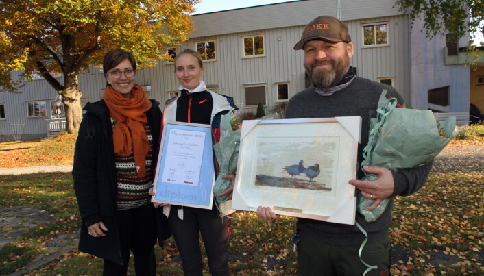 Sentrale personer på Granly Stiftelse, som har fått Matomsorgsprisen 2020. Fra venstre daglig leder Kristin Lindberget sammen med kokkene Toini O. Bratli og Lars Magnus Jenssen. (Foto: Morten Holt) Sentrale personer på Granly Stiftelse, som har fått Matomsorgsprisen 2020. Fra venstre daglig leder Kristin Lindberget sammen med kokkene Toini O. Bratli og Lars Magnus Jenssen. (Foto: Morten Holt)
