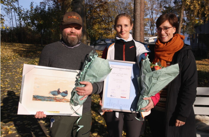 Kokkene Lars Magnus Jenssen (fra venstre) og Toini O. Bratli sammen med daglig leder Kristin Lindberget. (Foto: Morten Holt) Kokkene Lars Magnus Jenssen (fra venstre) og Toini O. Bratli sammen med daglig leder Kristin Lindberget. (Foto: Morten Holt)