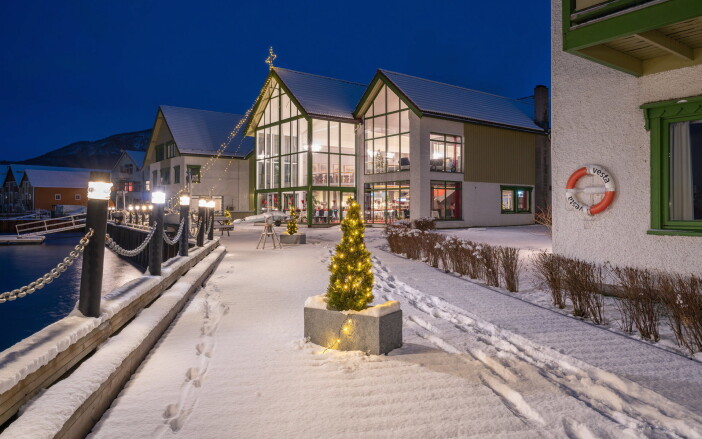 Rognan Hotell i vinterpryd. (Foto: Rognan Hotell) Rognan Hotell i vinterpryd. (Foto: Rognan Hotell)