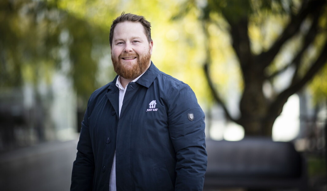 Odd Stian Gullhav hos Just Eat. (Foto: Just Eat) Odd Stian Gullhav hos Just Eat. (Foto: Just Eat)