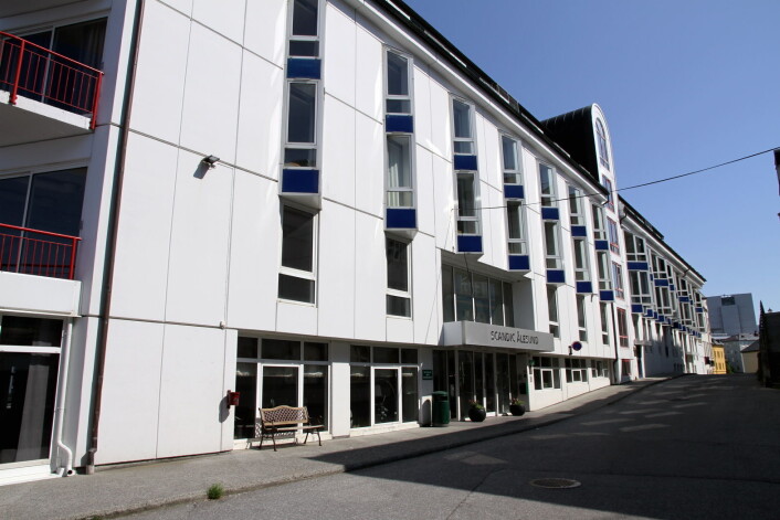 Thon Hotel Ålesund i Molovegen i Ålesund. (Foto: Morten Holt) Thon Hotel Ålesund i Molovegen i Ålesund. (Foto: Morten Holt)