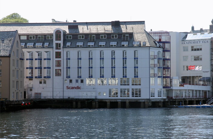 Det tidligere Scandic-hotellet skal nå få Thon-form. (Foto: Morten Holt)