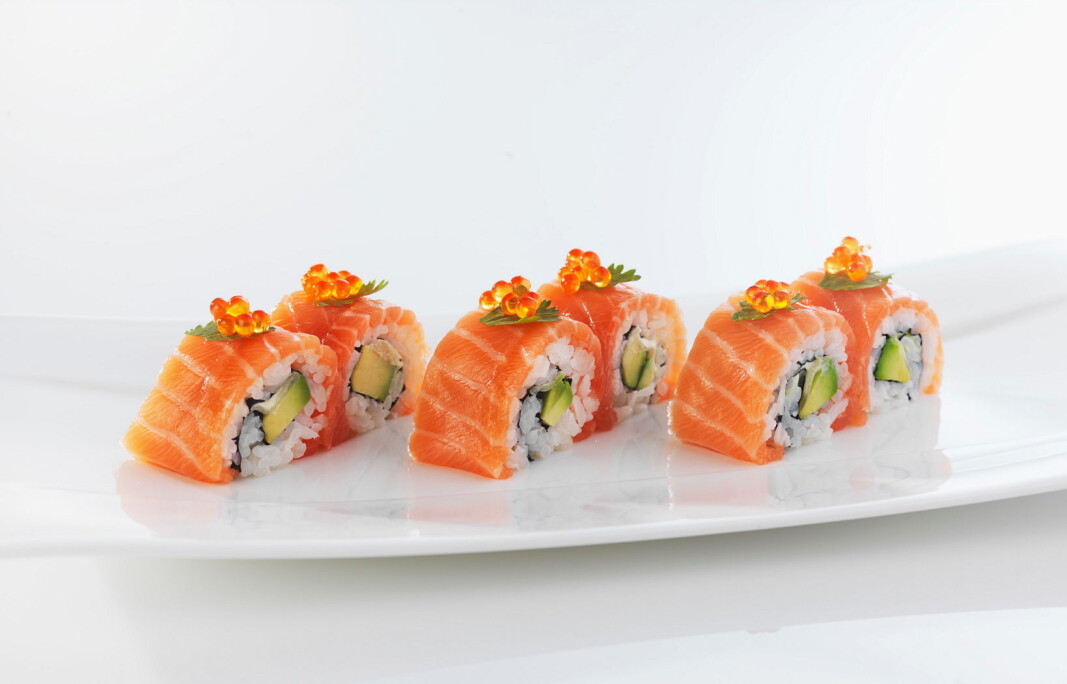 Norsk silderogn brukes som topping på sushi. (Foto: Tom Haga/Norges sjømatråd) Norsk silderogn brukes som topping på sushi. (Foto: Tom Haga/Norges sjømatråd)