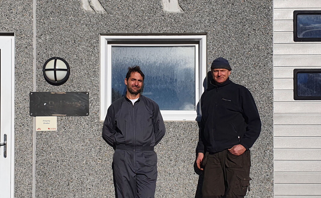 Andrea Maggioni og Johan Isak Tveit har sammen vunnet Bedriftsutviklingsprisen i landbruket i Agder. (Foto: Lily Kristine Berland, Innovasjon Norge) Andrea Maggioni og Johan Isak Tveit har sammen vunnet Bedriftsutviklingsprisen i landbruket i Agder. (Foto: Lily Kristine Berland, Innovasjon Norge)
