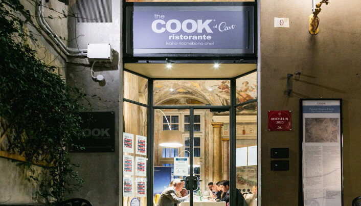 Michelin-restauranten The Cook i hjertet av Genova serverer norsk tørrfisk med italiensk vri. (Foto: Giulia la Monica) Michelin-restauranten The Cook i hjertet av Genova serverer norsk tørrfisk med italiensk vri. (Foto: Giulia la Monica)