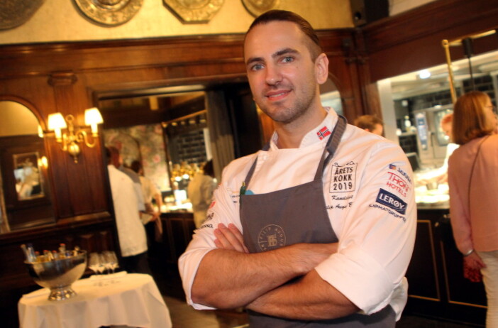 Filip August Bendi, som tidligere har vært commis i Bocuse d'Or, har hevdet seg bra i Årets kokk de siste årene. (Foto: Morten Holt) Filip August Bendi, som tidligere har vært commis i Bocuse d'Or, har hevdet seg bra i Årets kokk de siste årene. (Foto: Morten Holt)
