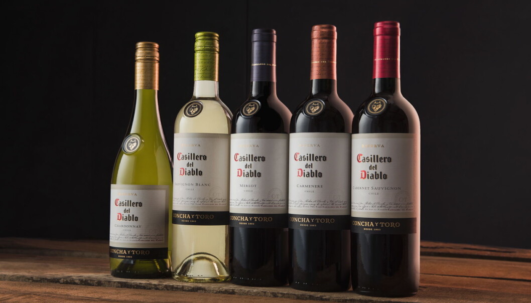 Casillero del Diablos sortiment i Norge. Casillero del Diablos sortiment i Norge.