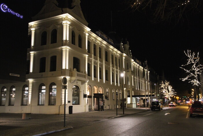Britannia Hotel ble første gang åpnet i 1870. Våren 2019 ble hotellet gjenåpnet etter en omfattende renoveringsprosess. (Foto: Morten Holt) Britannia Hotel ble første gang åpnet i 1870. Våren 2019 ble hotellet gjenåpnet etter en omfattende renoveringsprosess. (Foto: Morten Holt)