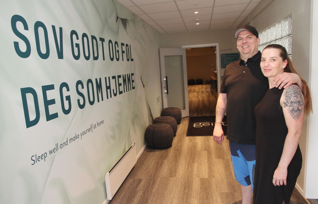 Evelyn Tanguy Skeide og Rune André Vestheim Skeide driver Hotel Geist i Åndalsnes. (Foto: Morten Holt)Click to add image caption Evelyn Tanguy Skeide og Rune André Vestheim Skeide driver Hotel Geist i Åndalsnes. (Foto: Morten Holt)Click to add image caption