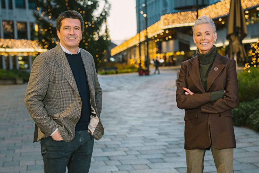 Ole Robert Reitan og Gunhild Stordalen. (Foto: Reitangruppen) Ole Robert Reitan og Gunhild Stordalen. (Foto: Reitangruppen)