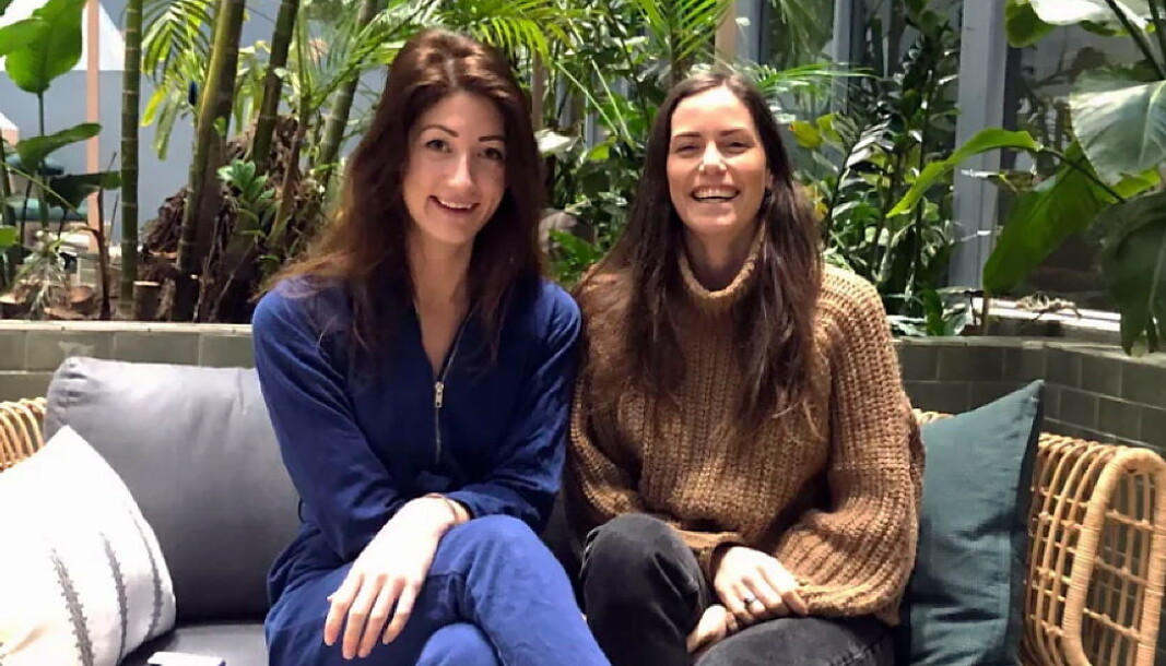Gründerne bak To Ghost, Frøya Hetzel og Kristine Bakk. (Foto: Foodora) Gründerne bak To Ghost, Frøya Hetzel og Kristine Bakk. (Foto: Foodora)