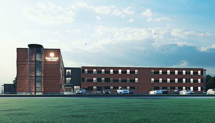 Sure Hotel by Best Western Trondheim Airport åpner mai 2021. (Illustrasjon: BWH Hotel Group) Sure Hotel by Best Western Trondheim Airport åpner mai 2021. (Illustrasjon: BWH Hotel Group)