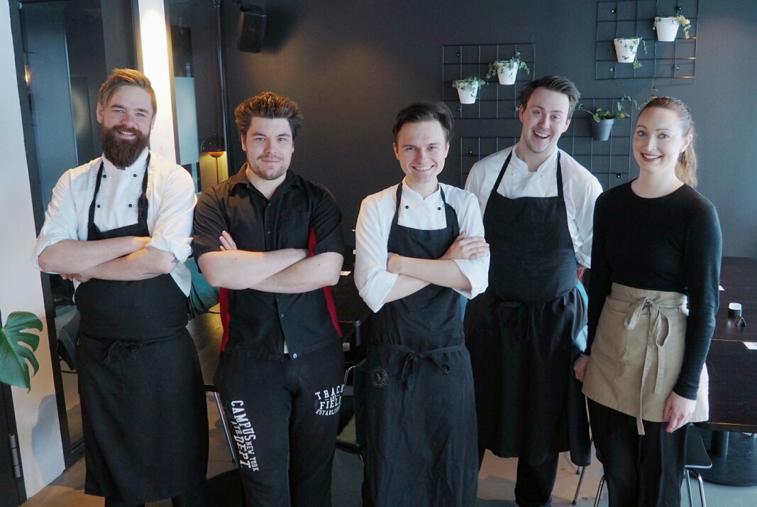 Gjengen som lager glutenfri mat og kaker Fugl Føniks. (Foto: Ingrid Foldal) Gjengen som lager glutenfri mat og kaker Fugl Føniks. (Foto: Ingrid Foldal)