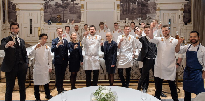 Teamet i Speilsalen. (Foto: Wil Lee-Wright) Teamet i Speilsalen. (Foto: Wil Lee-Wright)