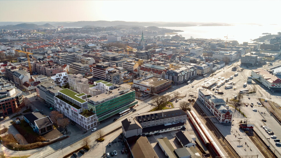 Citybox Kristiansand, som åpner i 2024, oppføres i Kvartal 1 i byen. (Foto: Citybox)