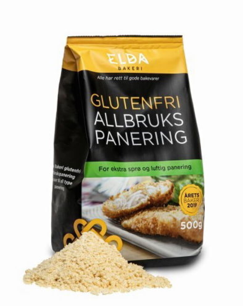 Glutenfri allbrukspanering fra Elda Bakeri. (Foto: Elda Bakeri) Glutenfri allbrukspanering fra Elda Bakeri. (Foto: Elda Bakeri)