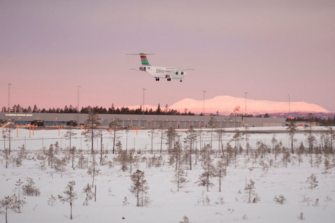 I sommer vil BRA lande på Scandinavian Mountain Airport, 40 minutter fra Trysil. (Foto: Scandinavian Mountain Airport) I sommer vil BRA lande på Scandinavian Mountain Airport, 40 minutter fra Trysil. (Foto: Scandinavian Mountain Airport)
