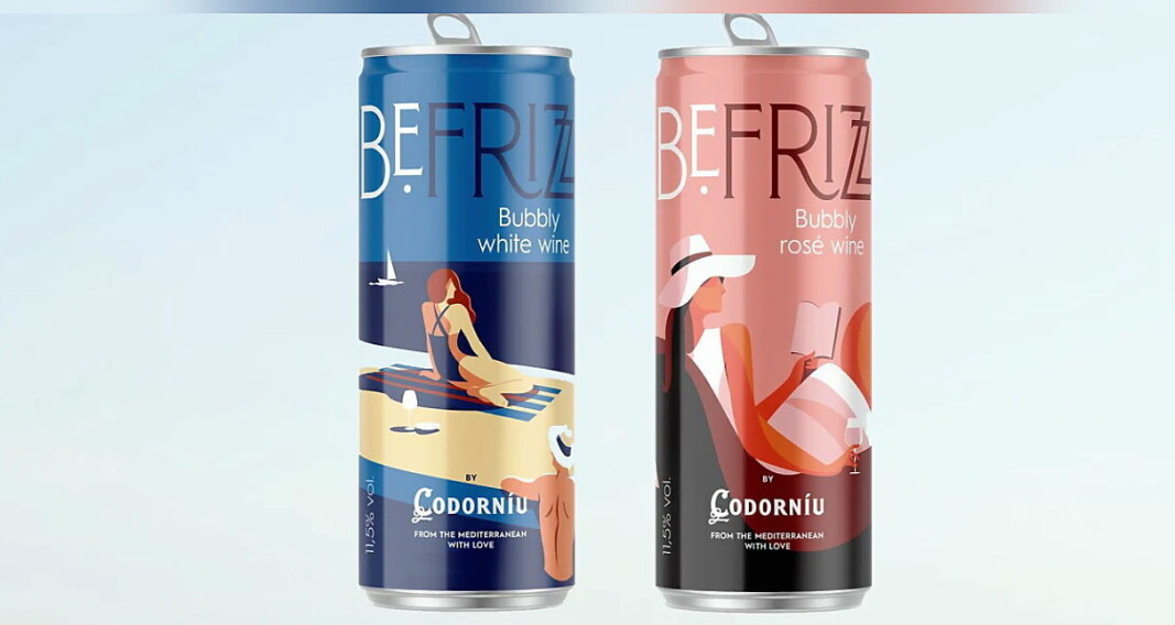 BeFrizz, musserende vin på boks. (Foto: Altia) BeFrizz, musserende vin på boks. (Foto: Altia)