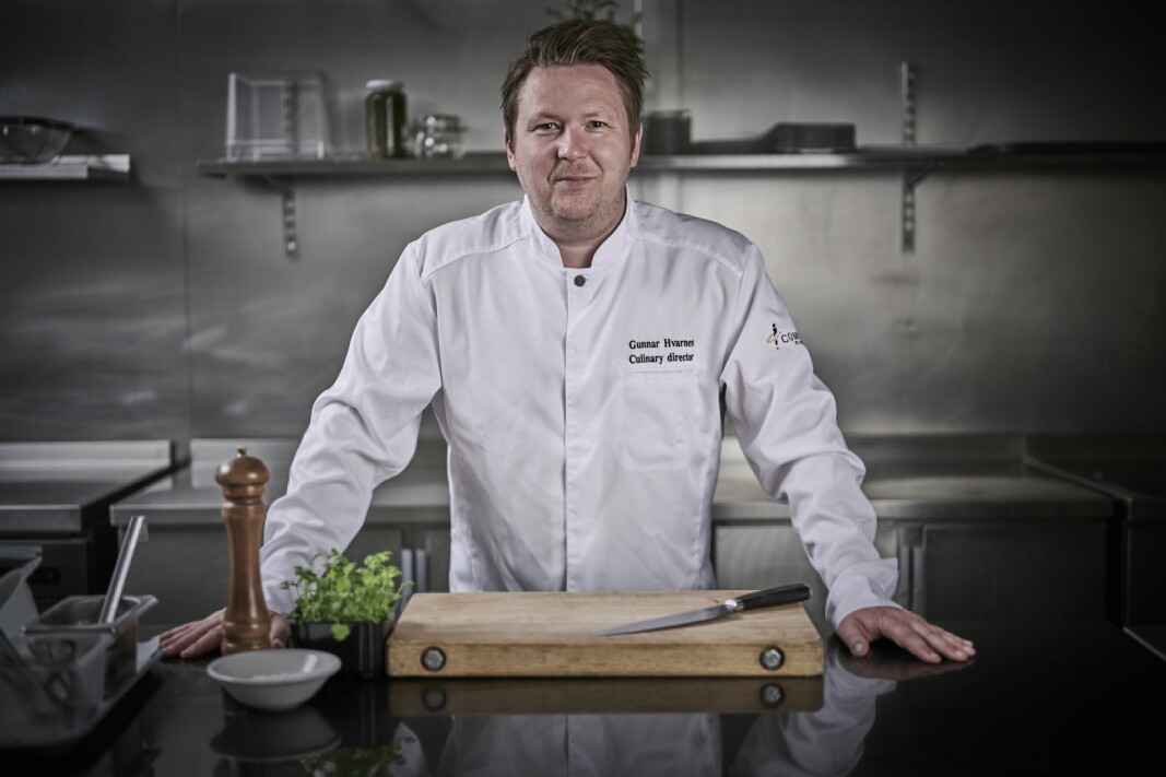 Gunnar Hvarnes er ansatt som kulinarisk direktør i Compass Group.
