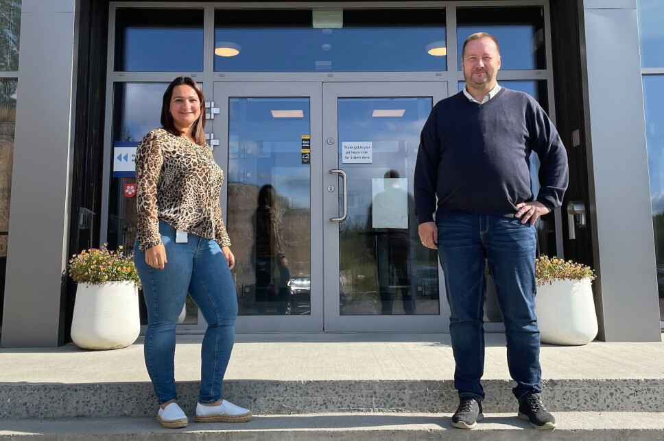 Sara Herregården og Tore Nyheim er nye ansatte hos Servicegrossisten Øst AS (tidligere Cater). (Foto: Servicegrossisten Øst AS)