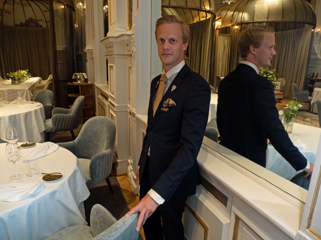 Henrik Dahl Jahnsen på Speilsalen fikk sommelierprisen. Henrik Dahl Jahnsen på Speilsalen fikk sommelierprisen.