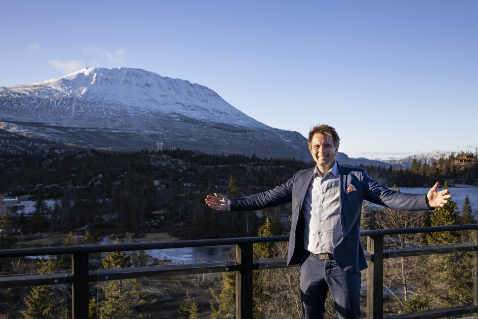 Hotelldirektør på Gaustablikk Høyfjellshotell, John Kristian Stubban. (Foto: Gaustablikk Høyfjellshotell)