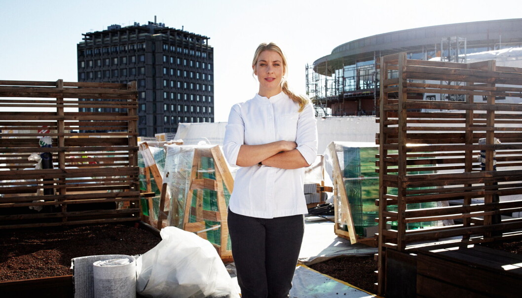 Den svenske stjernekokken Frida Ronge inntar takterrassen til Sommerro og åpner i september 2022 restauranten TAK. (Foto Lars Petter Pettersen) Den svenske stjernekokken Frida Ronge inntar takterrassen til Sommerro og åpner i september 2022 restauranten TAK. (Foto Lars Petter Pettersen)