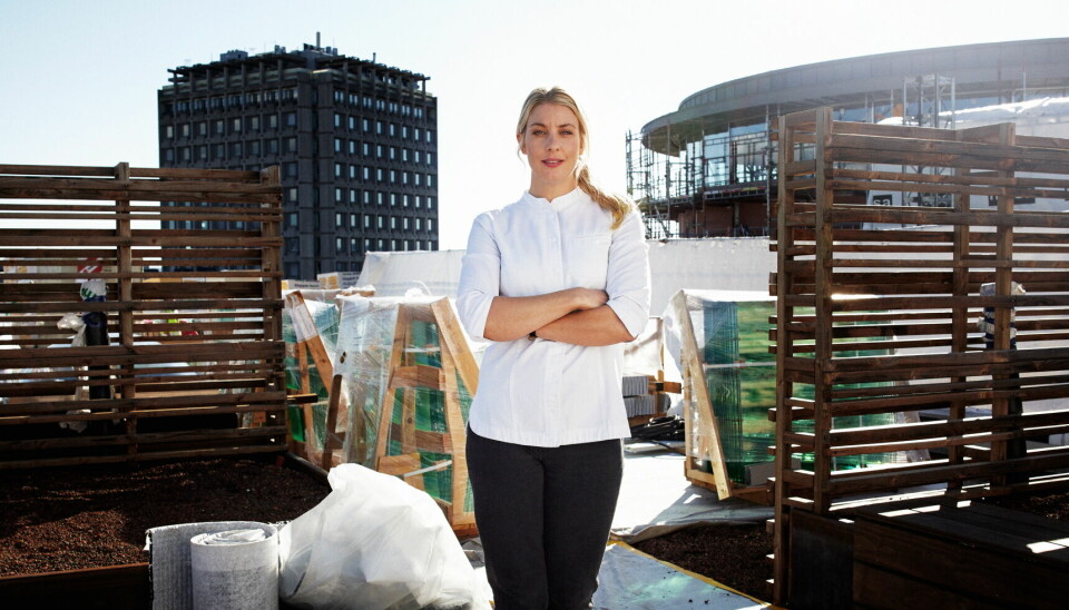 Den svenske stjernekokken Frida Ronge inntar takterrassen til Sommerro og åpner i september 2022 restauranten TAK. (Foto Lars Petter Pettersen)