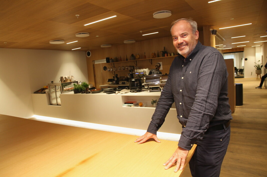 Martin Jørgensen er investor og daglig leder i Foodback. (Foto: Morten Holt)