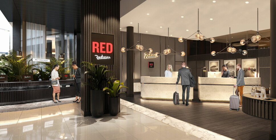 Våren 2022 åpnes det første Radisson Red-hotellet i Norge. (Foto: Radisson Hotel Group)