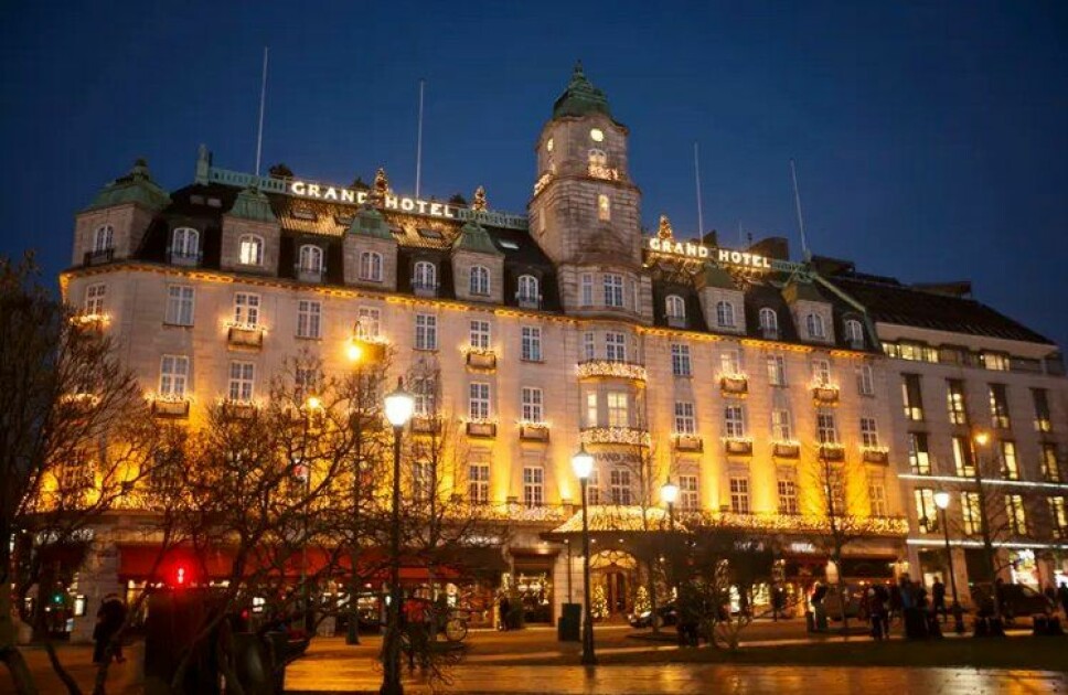 Grand Hotel i Oslo. (Foto: Hotellet)